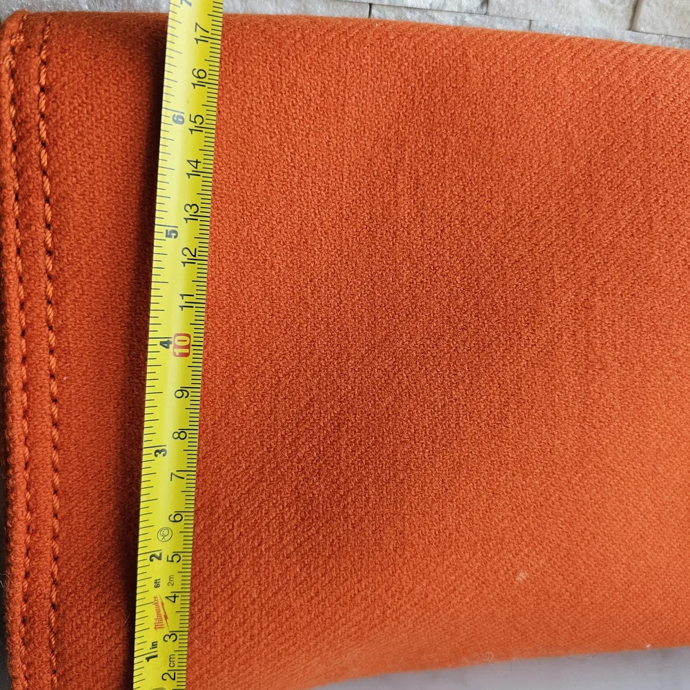 Kate Spade Orange Clutch with Black Accents - Picture 7 of 8